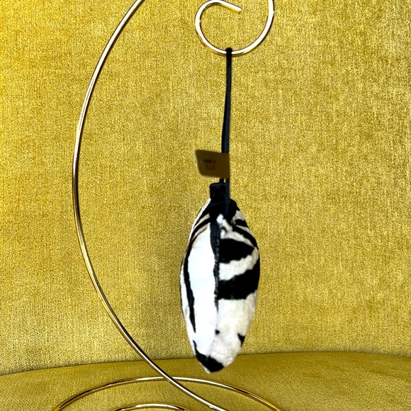 Zebra Print Plush Purse Ornament HP🎉 - Picture 5 of 11